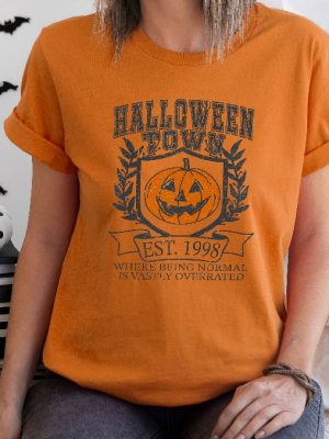 Halloweentown University Sweatshirt Halloween Town Est 1998 Sweatshirt Fall Sweatshirt Pumpkin Shirt Womens Halloween Sweatshirt Halloweentown University Shirt Unique revetee 2