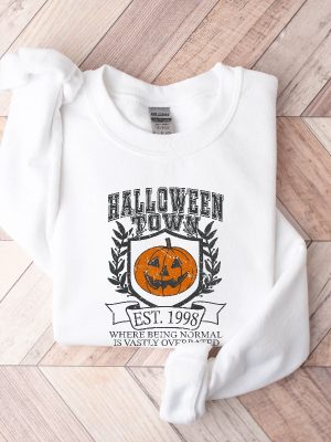 Halloweentown University Sweatshirt Halloween Town Est 1998 Sweatshirt Fall Sweatshirt Pumpkin Shirt Womens Halloween Sweatshirt Halloweentown University Shirt Unique revetee 4