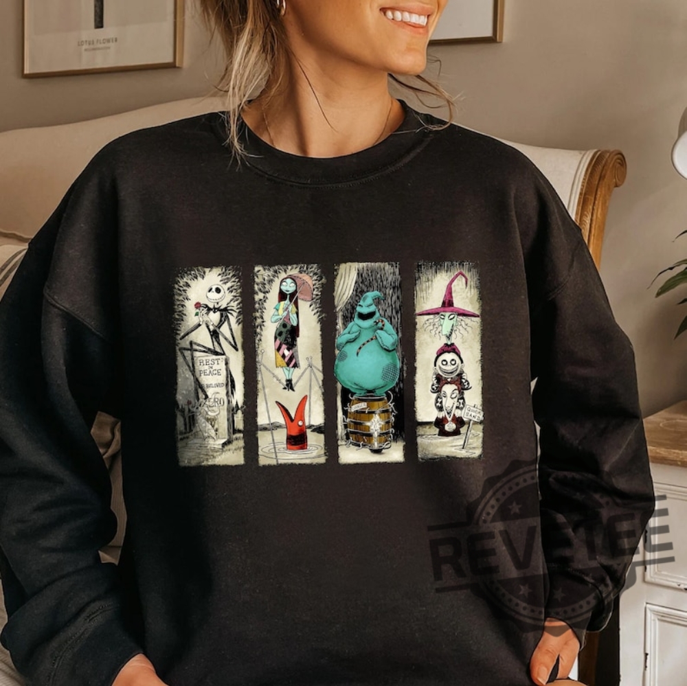 The nightmare before hot sale christmas sweatshirt