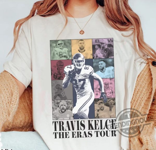 Travis Kelce Shirt Travis Kelce The Eras Tour Shirt Vintage Travis Kelce T Shirt Football Fan Gift Shirt America Football Sweatshirt trendingnowe.com 1