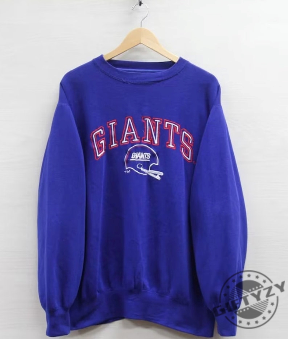 Giant New York Football Shirt Ny Giant Sweatshirt Vintage New York Football Tshirt New York Fan Gift New York Hoodie