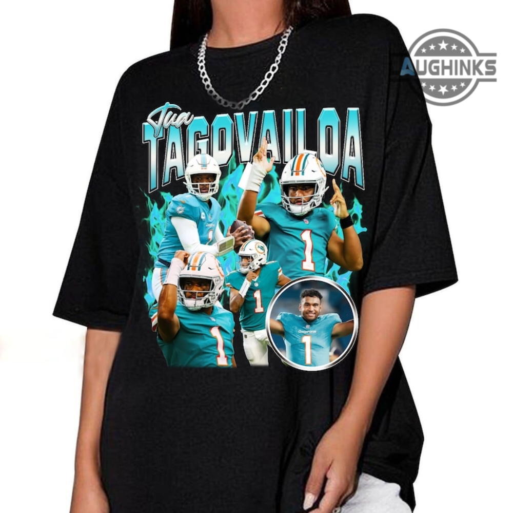 Tua Tagovailoa Shirt Sweatshirt Hoodie Long Sleeve Short Sleeve Miami  Dolphins Football Game Tshirt Bootleg Tua Tagovailoa Stats Shirts Nfl Shirt  For Mens Womens Kids - Laughinks