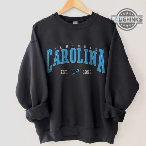 carolina panthers sweatshirt tshirt hoodie mens womens kids est 1993 panthers football shirts nfl carolina panthers schedule game 2023 laughinks 3