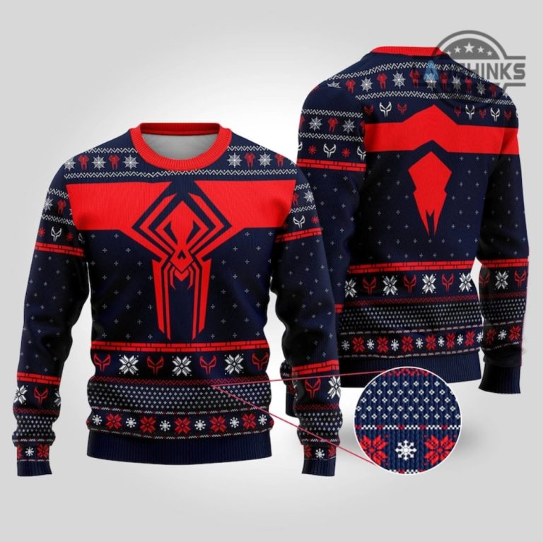 Spider Man Sweater All Over Printed Spiderman 2099 Ugly Artificial Wool ...