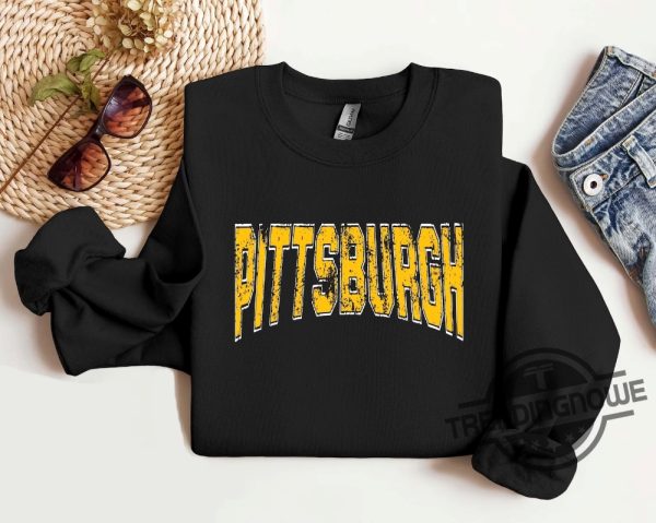 Steelers Shirt Pittsburgh Shirt Pittsburgh Football Sweatshirt Pittsburgh Game Day Shirt Pittsburgh Football Vintage Pittsburgh trendingnowe.com 1