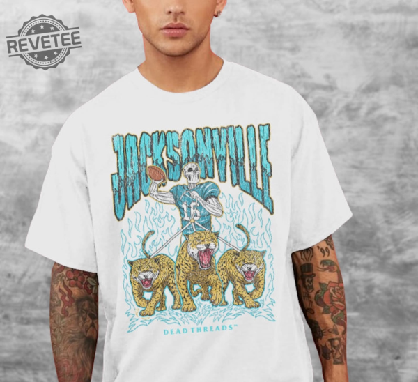 Jacksonville Football Skeleton Shirt