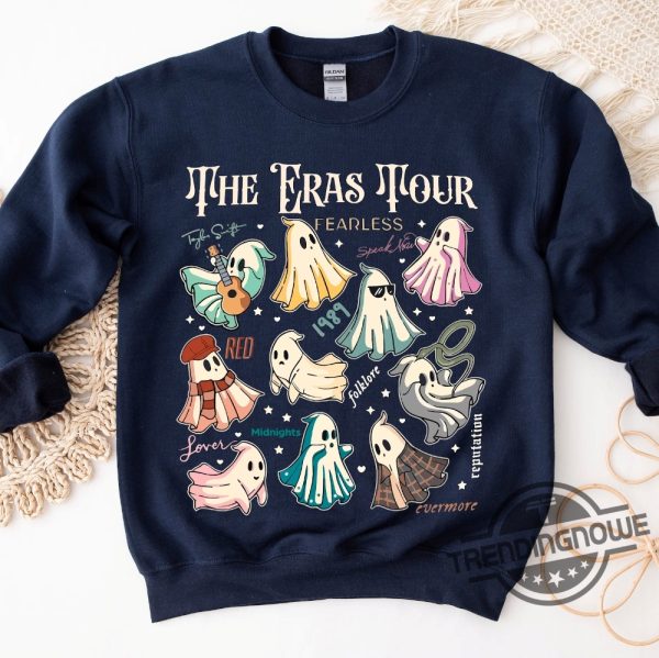 Taylor Swift Shirt Ghost Halloween Sweatshirt Cute Ghost Tour Shirt Taylor Swift Halloween Shirt Halloween Eras Tour Shirt trendingnowe.com 4
