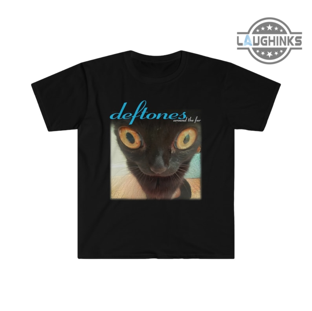 Deftones Hoodie T Shirt Sweatshirt Mens Womens Kids Black Cat Deftones Around The Fur Shirt Deftones Tour 2023 Deftones Album Tshirt Deftones Merch