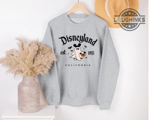 disney halloween sweatshirt tshirt hoodie mens womens kids disneyland est 1955 california vintage disney halloween shirts halloween disney world mickey ghost laughinks 1