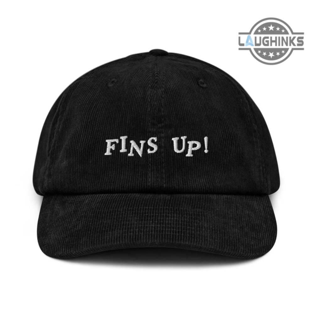 Fins Up Hat Embroidered Fins Up Dolphins Baseball Cap Miami