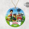 baby first christmas ornament personalized paw patrol the mighty movie 2023 ornaments custom name and year babies first christmas ornament laughinks 1