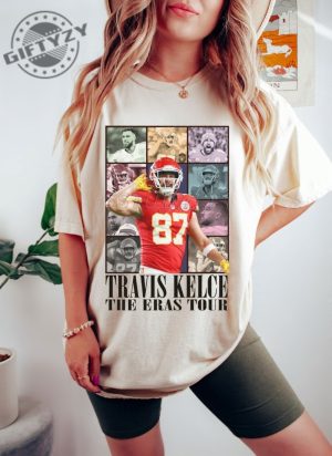 Travis Kelce The Eras Tour Shirt Vintage Travis Kelce Tshirt America Football Sweatshirt Football Fan Gifts giftyzy 2