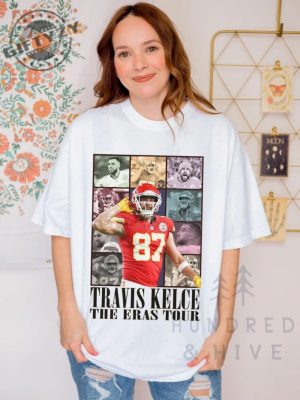 Travis Kelce The Eras Tour Shirt Vintage Travis Kelce Tshirt America Football Sweatshirt Football Fan Gifts giftyzy 4