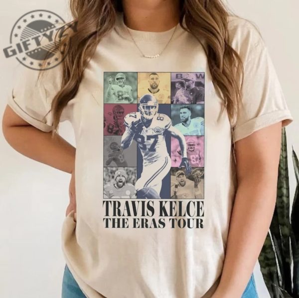 Travis Kelce The Eras Tour Vintage Shirt Travis Kelce Tshirt Football Fan Gifts Hoodie America Football Sweatshirt giftyzy 2