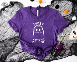 Ghost Malone Sweatshirt Funny Halloween Sweatshirt Spooky Season Shirt Ghost Malone Shirt Post Malone Nickname Shirt Post Malone Memes Shirt Post Malone Shirtless Unique revetee 2