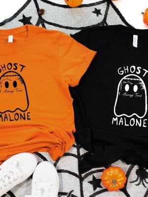 Ghost Malone Sweatshirt Funny Halloween Sweatshirt Spooky Season Shirt Ghost Malone Shirt Post Malone Nickname Shirt Post Malone Memes Shirt Post Malone Shirtless Unique revetee 5