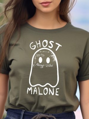 Ghost Malone Halloween Shirt Ghost Malone Shirt Post Malone Nickname Shirt Post Malone Memes Shirt Post Malone Shirtless Unique revetee 5