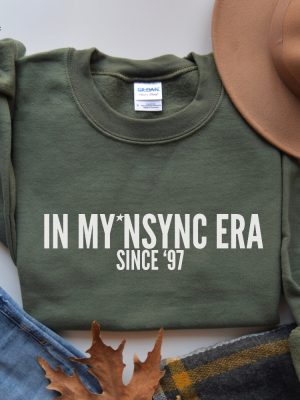 In My Nsync Era Crewneck Sweatshirt Vintage 97 Unisex Crewneck Tshirt Hot Ones Nsync Shirt Nsync Tearin Up My Heart Shirt Unique revetee 2