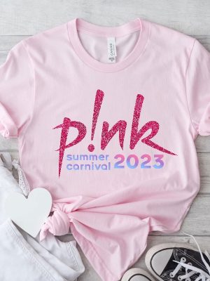 P Nk Summer Carnival 2023 Shirt Pink Merchandise 2023 Pink Tour 2023 Pink Summer Carnival 2023 Shirt Pink Trustfall Album Pink Summer Carnival Merch Pink Concert Merch revetee 3