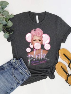 P Nk Summer Carnival 2023 Pink Merchandise 2023 Pink Tour 2023 Pink Summer Carnival 2023 Shirt Pink Trustfall Album Pink Summer Carnival Merch Pink Concert Merch Unique revetee 5