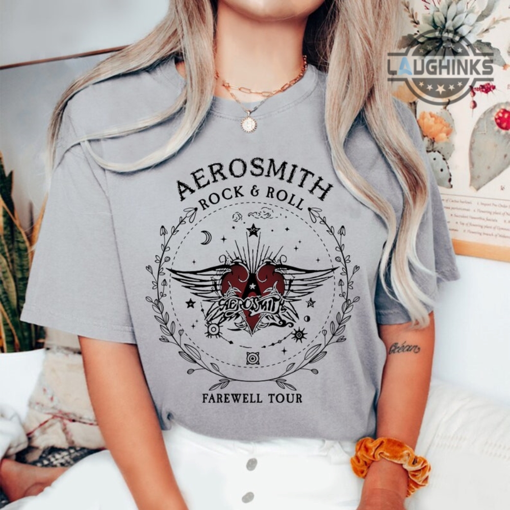 Men Aerosmith Rock Band Baseball Jersey Fanmade