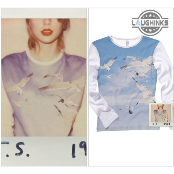 taylor swift halloween costume 1989 all over printed taylor swift 1989 shirt sweatshirt tshirt hoodie taylor swift vault puzzle shirts seagulls she lost him from the vault laughinks 1