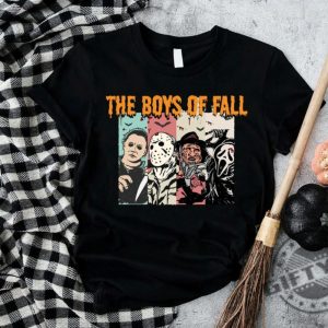 The Boys Of Fall Shirt Horror Movie Characters Hoodie Halloween Horror Tshirt Spooky Fall Apparel Boys Halloween Gift Halloween Friends Sweater giftyzy 4
