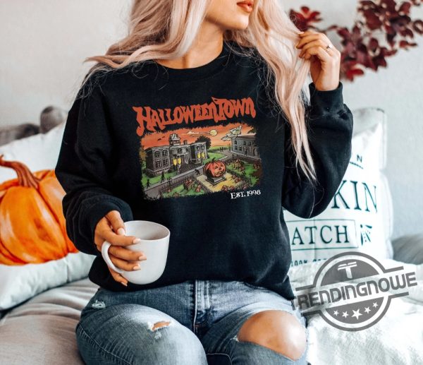 Halloweentown Est 1998 Shirt Sweatshirt Halloweentown University Retro Halloweentown Sweatshirt Fall Sweatshirt Halloween Shirt trendingnowe 2
