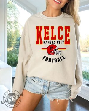 Travis Kelce Kansas City Football Shirt Vintage Kansas City Football Crewneck Sweatshirt Kansas City Tshirt Kansas City Hoodie giftyzy 4