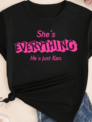 Shes Everything Hes Just Ken Hoodie Birthday Girl Shirt Barbie Birthday Party Ken Outfit Ideas Patriarchy Ken I Am Kenough Beach Ken Outfit Ken Mojo Dojo Casa House Unique revetee 3