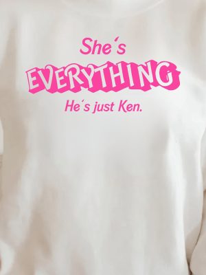 Shes Everything Hes Just Ken Hoodie Birthday Girl Shirt Barbie Birthday Party Ken Outfit Ideas Patriarchy Ken I Am Kenough Beach Ken Outfit Ken Mojo Dojo Casa House Unique revetee 4