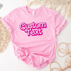 Custom Name Doll Baby Girl Birthday Shirt School Teacher Party Shirt Custom Doll Birthday Gift Custom Barbie Doll Barbie Birthday Party Custom Barbie Doll Of Yourself Shirt revetee 4