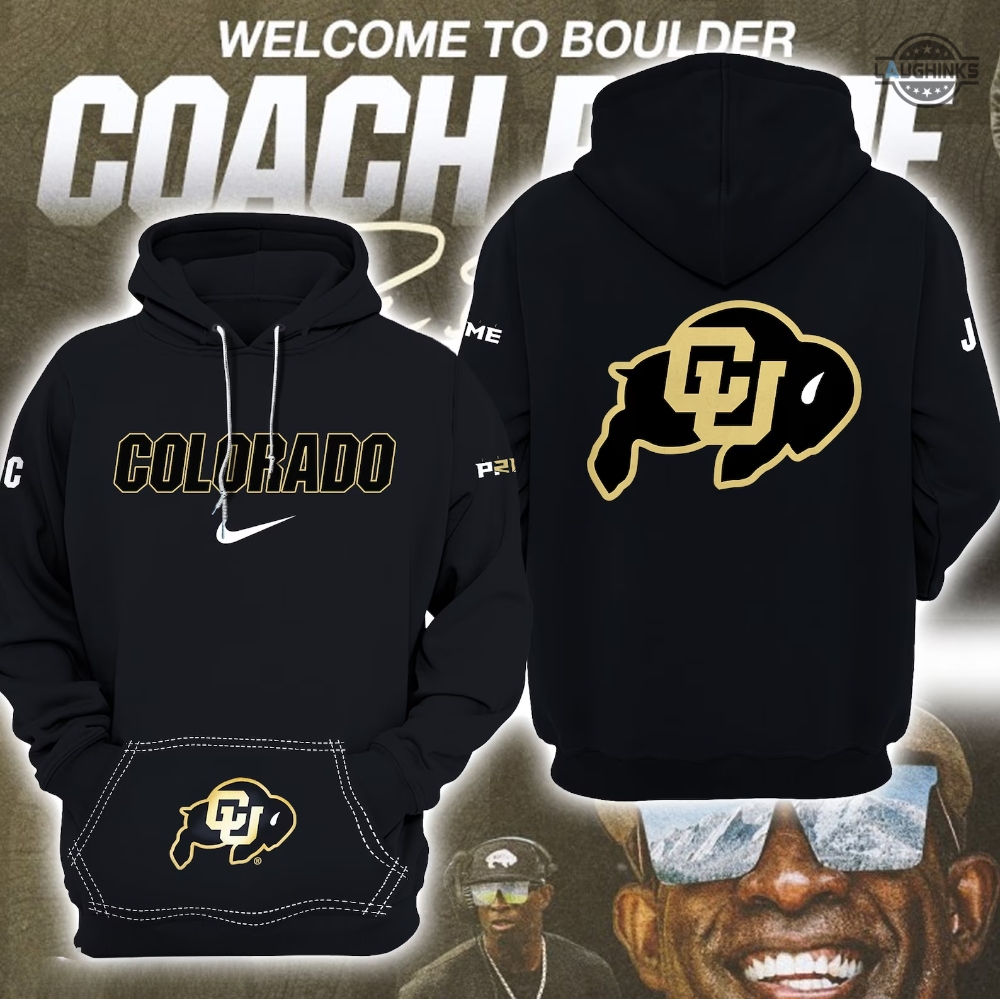 Nike Colorado Buffaloes Hoodie Tshirt Sweatshirt All Over Printed Colorado Buffaloes Football Sweatshirts Hoodies T Shirts Coach Prime Shirt We Comin Game Day Shirt