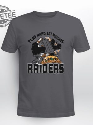 Nfl Flavortown Las Vegas Raiders Football Play Hard Eat Nachos Raiders Shirt Nfl Flavortown Collection Shirt Unique revetee 2