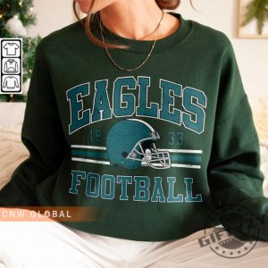 Eagles Football Shirt Shirt Retro Style 90S Vintage Unisex Sweatshirt Graphic Tshirt Gift For Football Fan Sport giftyzy 4