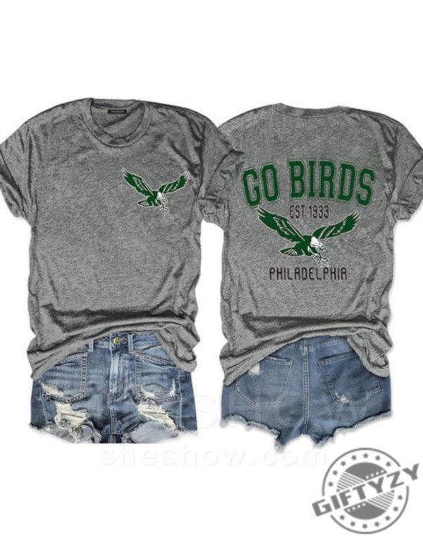 Philadelphia Go Birds Shirt For Men And Women Tshirt Gift Shirt On Halloween Christmas Anniversary giftyzy 1