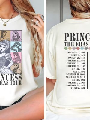 Princess Eras Tour Shirt Disney Princess Tour Tee Disney Princess Characters Shirt Princess Eras Tour Shirt Princess Peach Showtime Peppermint Patty Shirt New revetee 2