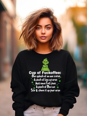 Christmas Coffee Shirt Cup Of Fuckoffee Shirt Funny Christmas Shirt Christmas Sweatshirt Disney Christmas Party 2023 Boo Sheet Shirt Jiffy Shirts Unique revetee 3