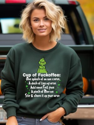 Christmas Coffee Shirt Cup Of Fuckoffee Shirt Funny Christmas Shirt Christmas Sweatshirt Disney Christmas Party 2023 Boo Sheet Shirt Jiffy Shirts Unique revetee 4