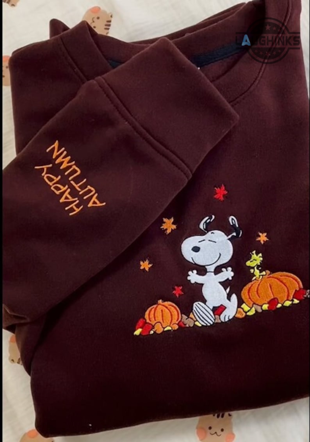 Snoopy Halloween T Shirt Sweatshirt Hoodie Embroidered Happy