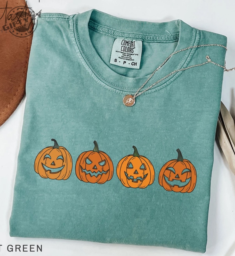 Pumpkin Season Shirt Pumpkins Faces Halloween Tshirt Funny Pumpkins Hoodie Iprintasty Halloween Sweater