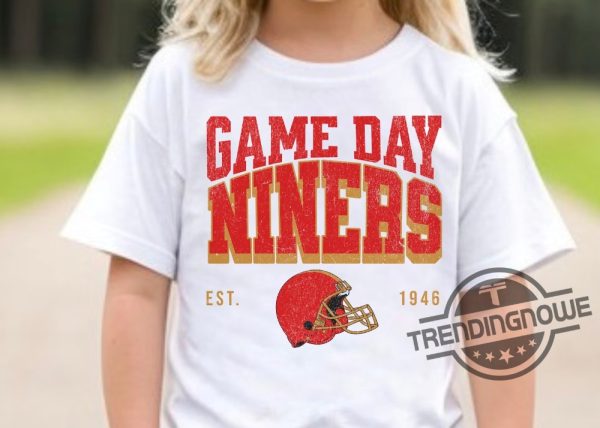 49ers Shirt Kids Niners Football Shirt Game Day Shirt Toddler Niners Football Shirt Football Shirt Football Kids Shirt Toddler Niners Shirt trendingnowe.com 1