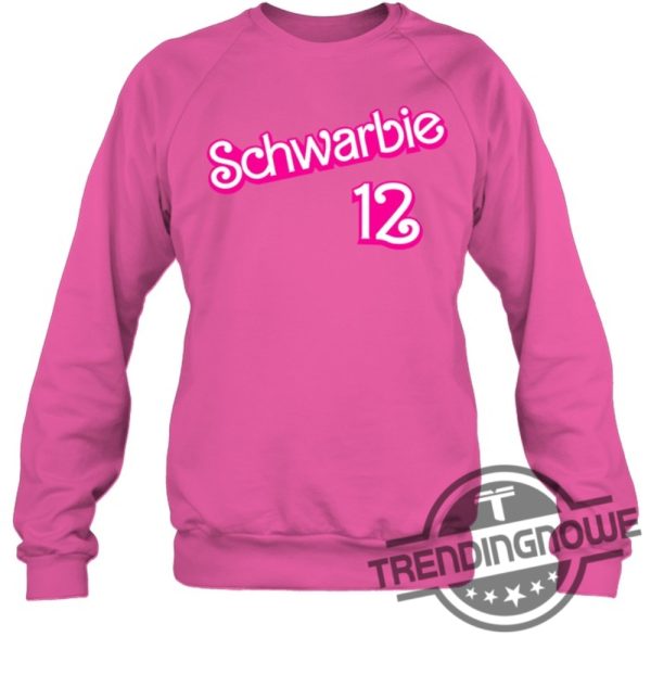 Schwarbie Shirt Schwarbie 12 Shirt Kyle Schwarber Schwarbie Barbie Shirt trendingnowe.com 2
