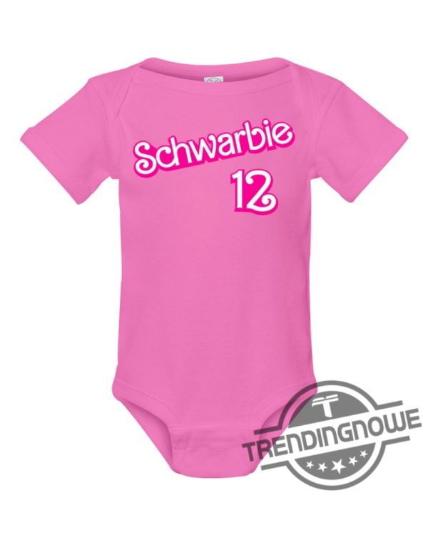 Schwarbie Shirt Schwarbie 12 Shirt Kyle Schwarber Schwarbie Barbie Shirt trendingnowe.com 3