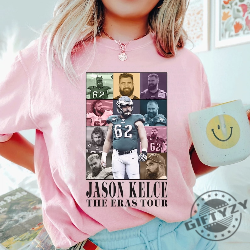 Jason Kelce The Era Tour Tshirt American Football Sweatshirt Football Fan Gifts Shirt