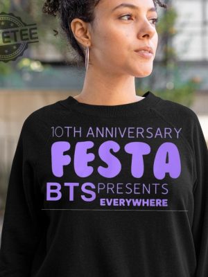 10Th Anniversary Festa Bts Shirt Bts Festa 2019 Unique revetee 2