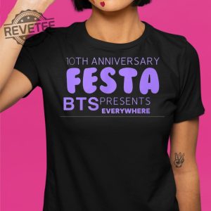 10Th Anniversary Festa Bts Shirt Bts Festa 2019 Unique - Revetee