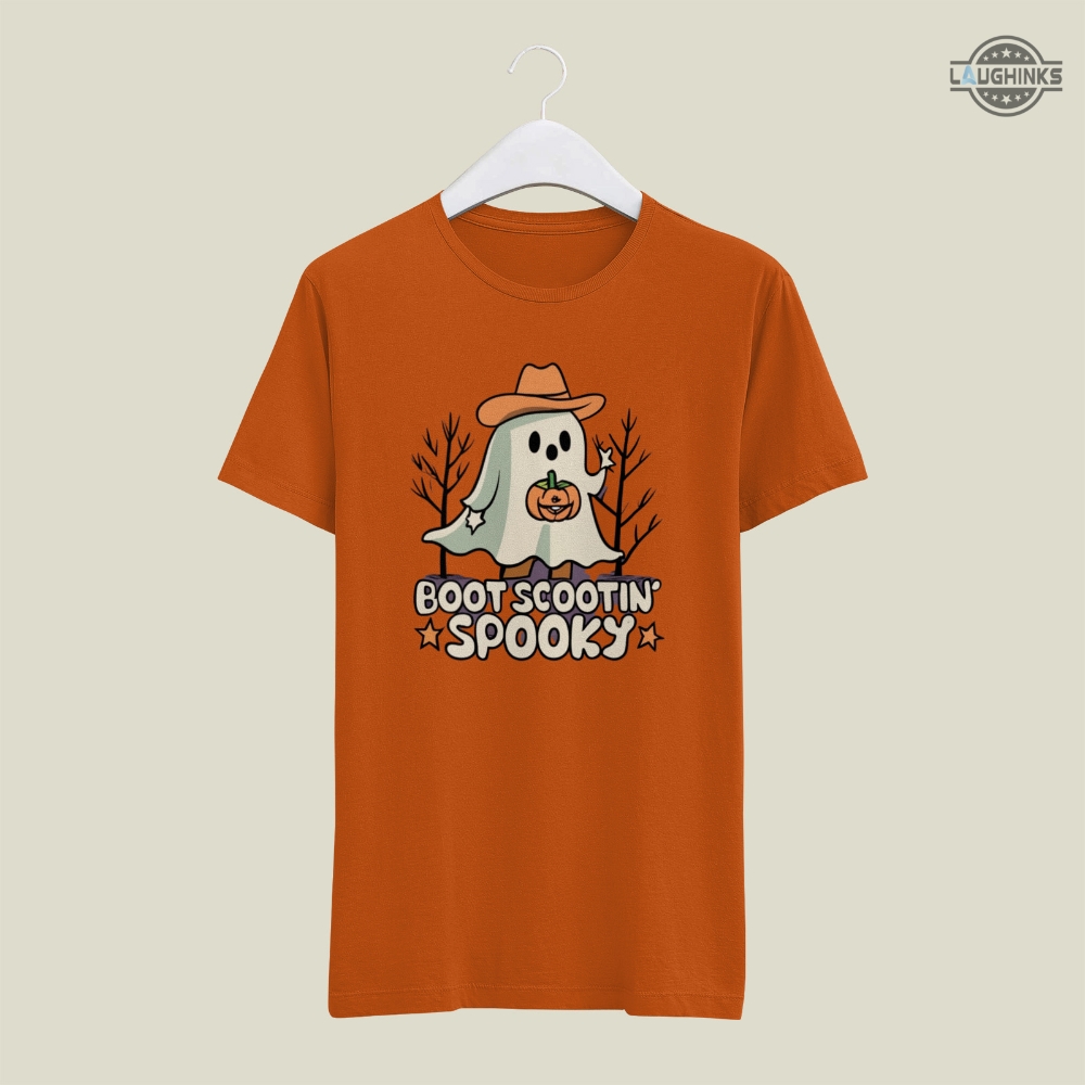 Boot Scootin Spooky Sweatshirt T Shirt Hoodie Spooky Halloween