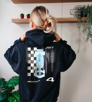 f1 sweatshirt tshirt hoodie double sided formula 1 mclaren f1 merch lando norris t shirt mclaren f1 shirts mens womens f1 race store gift for car racing lover laughinks 1