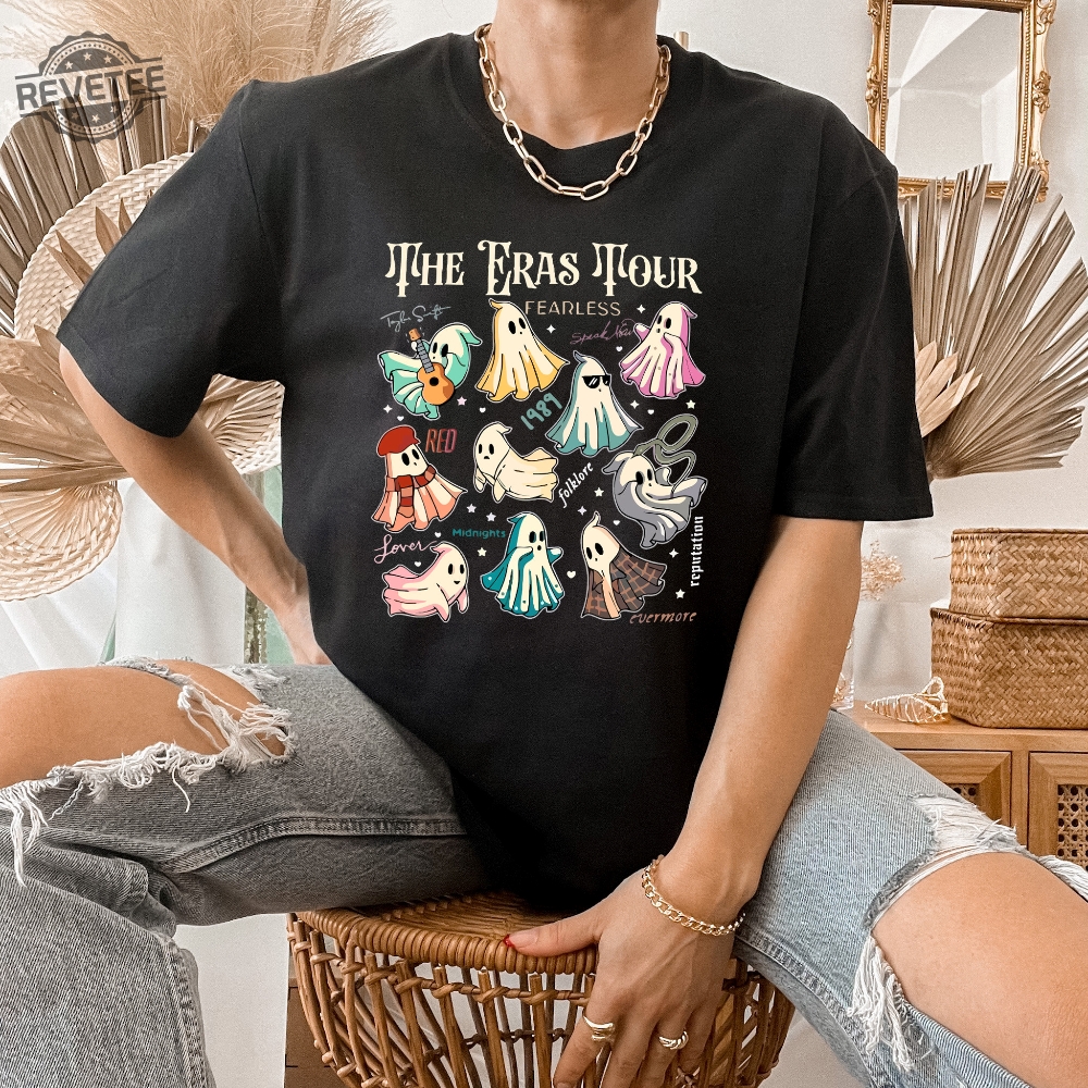 The Eras Tour Cute Ghosts Cottagecore Shirt Eras Tour Ghost Shirt From The  Vault Last Stop Taylor Swift She Lost Him Last Stop On Eras Tour Shirt This  Love Lyrics Unique 